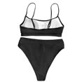 thumbnail image 5 of Womens High Waisted Swimsuits Bottom Padded Bathing Suits Bikini Sets Top Two Piece Swimwear Swimwears Tankinis Set S, 5 of 5