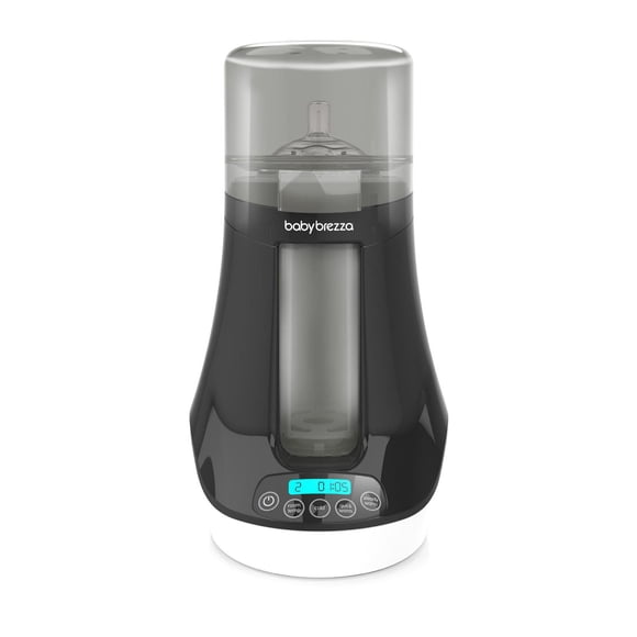 Baby Brezza Electric Baby Bottle + Breastmilk Warmer + Defroster - Only Brand With Different Temperatures For Breastmilk + Formula - Fits All Baby Bottle Sizes + Breastmilk Bags