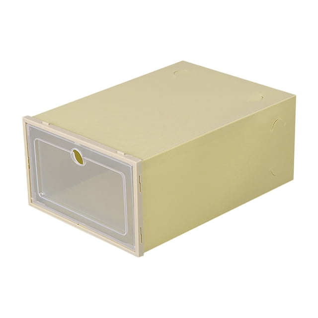 Home Textile Storage Organizer for Shoes – Foldable Clear Stackable Shoe Storage Solution for