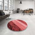 thumbnail image 4 of Ahgly Tapis Rectangulaire Rouge Lavable en Machine, 4 Pieds x 6 Pieds, 4 of 7
