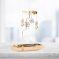 thumbnail image 1 of fastboy Gold Candle Holder Rotating Tea Light Holder Candleholder Decor B, 1 of 8