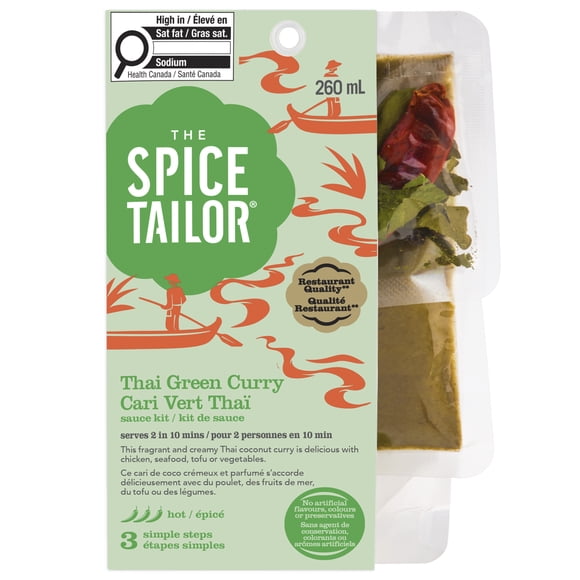 The Spice Tailor Asian Thai Green Curry Sauce Meal Kit 275g