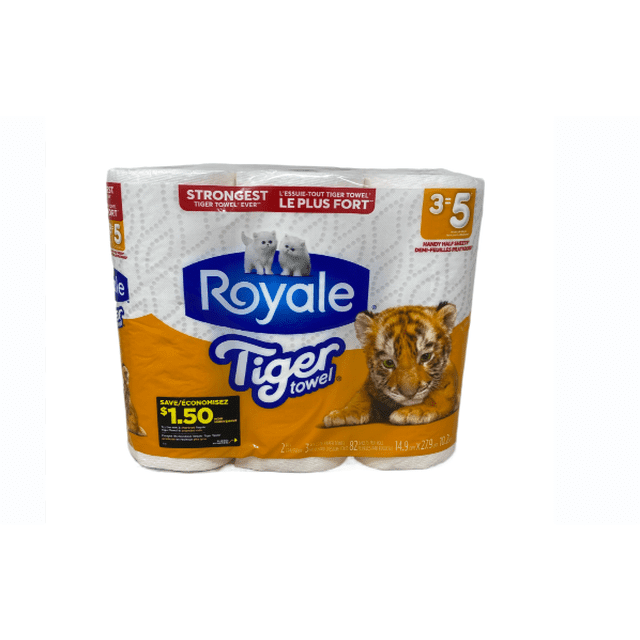 Royale Tiger Paper Towel 3=5