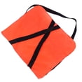 thumbnail image 4 of Boat Throwable Flotation Device - 18"x14" High Buoyancy Foam Life Preserver Cushion with Strap, USCG Approved Waterproof Throwable PFD for Boating, Swimming & Emergency Rescue Situations (Orange), 4 of 9
