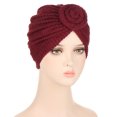 thumbnail image 2 of Turbans pour Femmes Nœud Pré-Noué Bonnet Bonnet Bonnet Chapeaux, 2 of 2