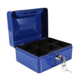 thumbnail image 1 of Metal Cash Box 1Pc Mini Portable Steel Petty Lockable Cash Money Coin Safe Security Box Household New(????), 1 of 7
