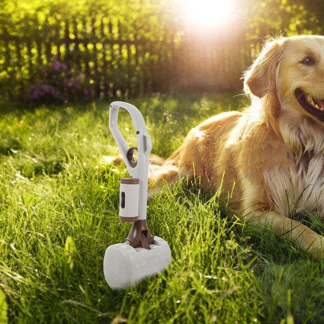 DECORNIJIA 1Pcs Pooper Scooper for Dogs Poop Scooper with Odor Prevention in Yards and Walks