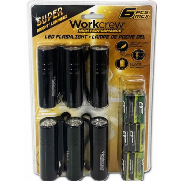 6Pk Led Flashlight