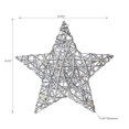 thumbnail image 2 of Led White and Silver Paper Star Large 15.35", 2 of 3