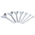 thumbnail image 4 of Kritne 7Pcs Half‑Round Cutter Punches Carbon Steel 10‑40mm Leather Hand Engraving Craft Tools,Leather Cutter Tools,Leather Punch Tool, 4 of 8