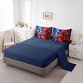 thumbnail image 3 of Erosebridal 7 Piece Bed in a Bag Twin Size Comforter Set for Kids Racing Car Bedding Set,Lighting Car Reversible Bed Set,Race Car Comforter with Sheet Set,All Season, 3 of 5