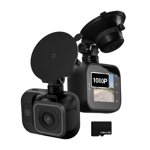 YADA Roadcam 1080p Came compacte Dash avec détection de collision intelligente G-Sensor, détecteur de mouvement intégré, surveillance de stationnement de nuit Full-HD, montage par pare-brise facile, BT533146F