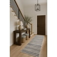 thumbnail image 4 of Rug Branch Rimal 2' x 20' (2'3" x 20')  Blue/Brown Abstract Indoor Runner Rug, Contemporary, Medium Pile, Stain-Resistant Hallway Carpet - Entryway, Mudroom, Bedroom, and Kitchen, 4 of 8