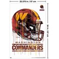 thumbnail image 2 of NFL Washington Commanders - Drip Helmet 22 Wall Poster, 22.375" x 34", 2 of 4