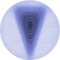 thumbnail image 1 of Ahgly Tapis Rond Lavable en Machine Intérieur Transitionnel Bleu Céleste, 4 Pieds Rond, 1 of 7