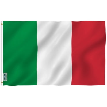 Anley [Fly Breeze 3x5 Foot Italy Flag - Vivid Color and UV Fade Resistant - Canvas Header and Double Stitched - Italy National Flags Polyester with Brass Grommets 3 X 5 Ft