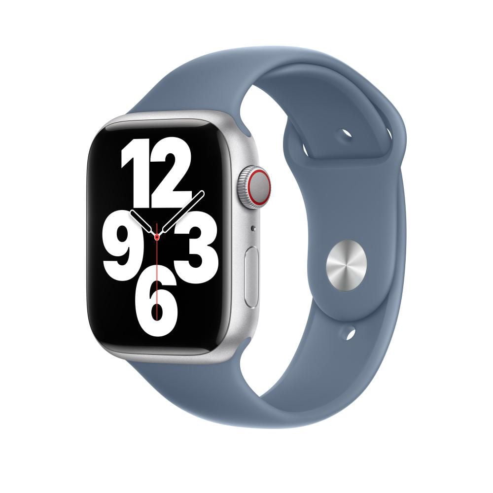 Bracelet Sport Bleu pour Apple Watch 45mm
