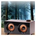 thumbnail image 3 of Desktop Wooden Wireless Bluetooth Portable Speaker HIFI Wireless Computer Bluetooth Speaker ,Easy to Install, 3 of 5