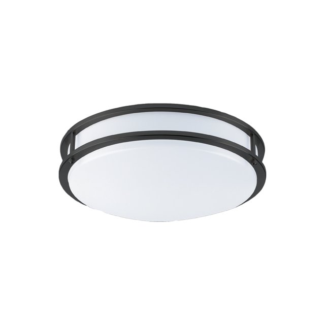 Xtricity - Plafonnier avec LED Intégrées, Diamètre 12 Pouces, du Milano Collection, Noir