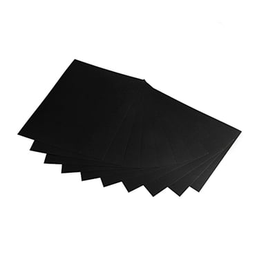 Miangastore 50 Pcs A4 Noir Kraft Papier Carton Carton Vierge 250gsm