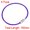 Purple, variant on Unique Bargains 150mm Length PVC Coated Stainless Steel Keyring Loop Cable Black 4 Count