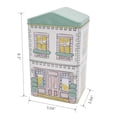 thumbnail image 3 of Holiday Time Maison De Noel Collection Modern Village House Shaped Storage Tin with Lid, Festive Food Storage Container, 3 of 7