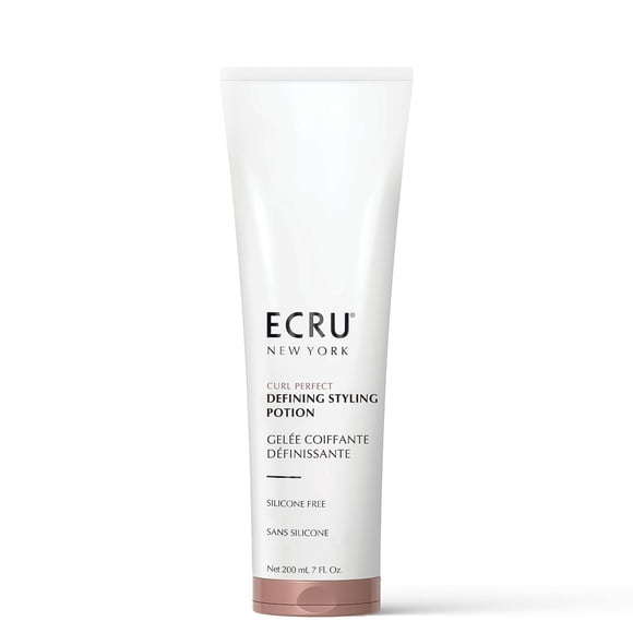 ECRU NEW YORK Potion de Coiffage Définissant Parfait pour les Boucles, Crème Naturelle pour Boucles et Gel Coiffant, Crème Définissante pour Boucles à Tenue Moyenne, Contrôle des Frisottis, Définit les Cheveux Bouclés et Ondulés