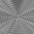 thumbnail image 1 of Ahgly Company Tapis d'Intérieur Lavable en Machine Carré Gris Dimmable, 6 Pieds Carré, 1 of 7