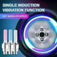 thumbnail image 4 of 2PCS BLUE Bicycle Bike Car Van Light LED Neon Flash Wheel Tire Valve Cap, 4 of 5