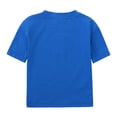thumbnail image 3 of MIASHUI Boys Summer Tracksuit Outfits Solid Color Short Sleeve Shirts Shorts Outfits,Blue,4-5 Years, 3 of 9