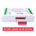 thumbnail image 2 of GIDERWEL Mini Décodeur DMX à 4 Canaux, Décodeur DMX RGBW, Contrôleur de Bande LED RGB RGBW 16A, Décodeur DMX 512 pour Module de Bande LED, Pilote de Gradateur L, 2 of 7
