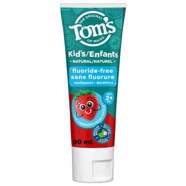 Tom’s of Maine Silly Strawberry Fluoride Free Kids Toothpaste, 90mL