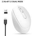 thumbnail image 3 of Rbaofujie Ergonomic Gaming Mouse 2.4GHz Wireless Bluetooth 5.1 Mode Gaming Mouse Wireless Optical USB Gaming Mouse 1600DPI Rechargeable Mute Mice Pc Mouse, 3 of 7