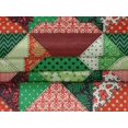 thumbnail image 5 of oneOone Velours Rouge Tissu Courtepointe Patchwork Tissu pour Robe Tissu Imprimé Tissu au Mètre 58 Pouces de Large, 5 of 5