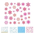 thumbnail image 3 of kurtrusly 1 Sheet Christmas 3D Nail Sticker Snowflakes Nail Snowflakes nail decal Tips Tatoos Party Manicure Transfer Sticker, 3 of 8
