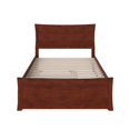 thumbnail image 3 of AFI Metro Solid Wood Full Bed and Footboard with Twin Trundle in Walnut, 3 of 10