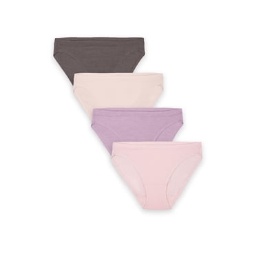 Bikini en doux modal Fruit of the Loom pour femmes, paquet de 4