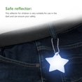 thumbnail image 3 of 26 Pieces Children's Safety Reflector Pendant,Star Safety Reflector for School Bag,Backpack,Cycling,Walking,Running, 3 of 7