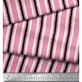 thumbnail image 2 of Soimoi Tissu Crêpe Polyester à Rayures Tissu de Couture au Mètre 42 Pouces de Large, 2 of 3