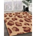 thumbnail image 3 of Ahgly Tapis Rectangulaire Orange Lavable en Machine, 7 Pieds x 9 Pieds, 3 of 7