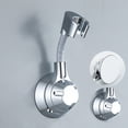 thumbnail image 1 of Dvkptbk Multifunctional Universal Changeable Shower Bracket, Bathroom Seamless Paste Shower Head Base Shower Rack Bathroom Shelves on Clearance, 1 of 1