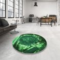 thumbnail image 4 of Ahgly Company Machine Washable Indoor Rectangle Transitional Deep Emerald Green Area Rugs, 5' x 8', 4 of 7