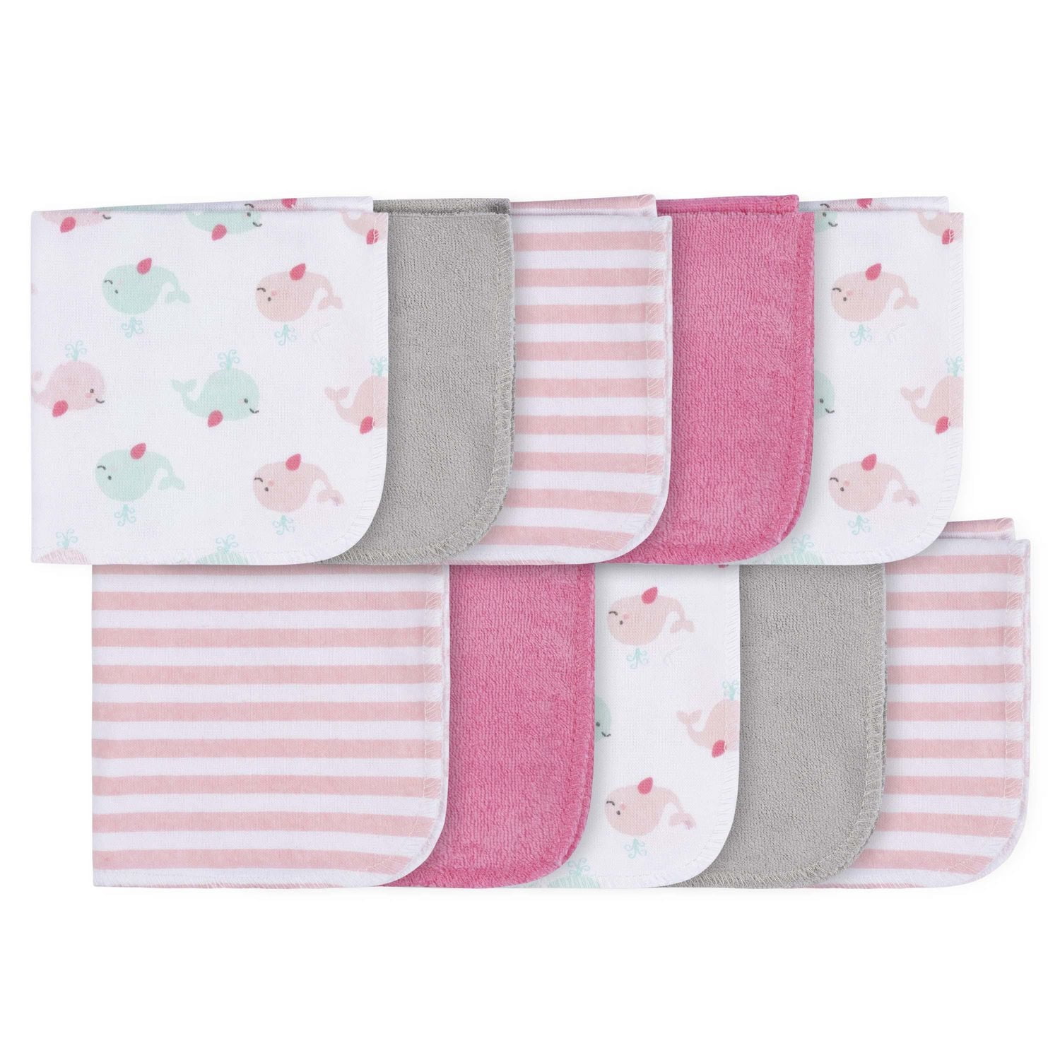 Parent's Choice Washcloth Set, Girls
