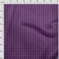 thumbnail image 4 of oneOone Cotton Jersey Purple Fabric Check Craft Projects Decor Fabric Printed By The Yard 58 Inch Wide, 4 of 4