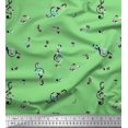 thumbnail image 1 of Soimoi Rayon Fabric Notes Musical Instrument Print Fabric by The Yard 56 Inch Wide, 1 of 5