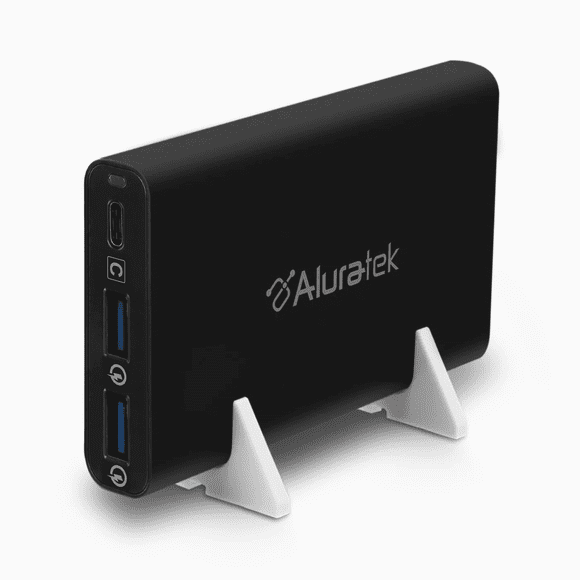 Aluratek Universal AC Adapter with Type C and QC 3.0 Multi USB Ports Power Adapter AC 100-240 V