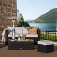 thumbnail image 2 of Costway 13,000BTU Portable Tabletop Patio Heater Stainless Steel Standing Propane Heater, 2 of 10