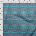 thumbnail image 2 of oneOone Cotton Silk Fabric Geometric Ikat Print Fabric By Yard 42 Inch Wide, 2 of 4