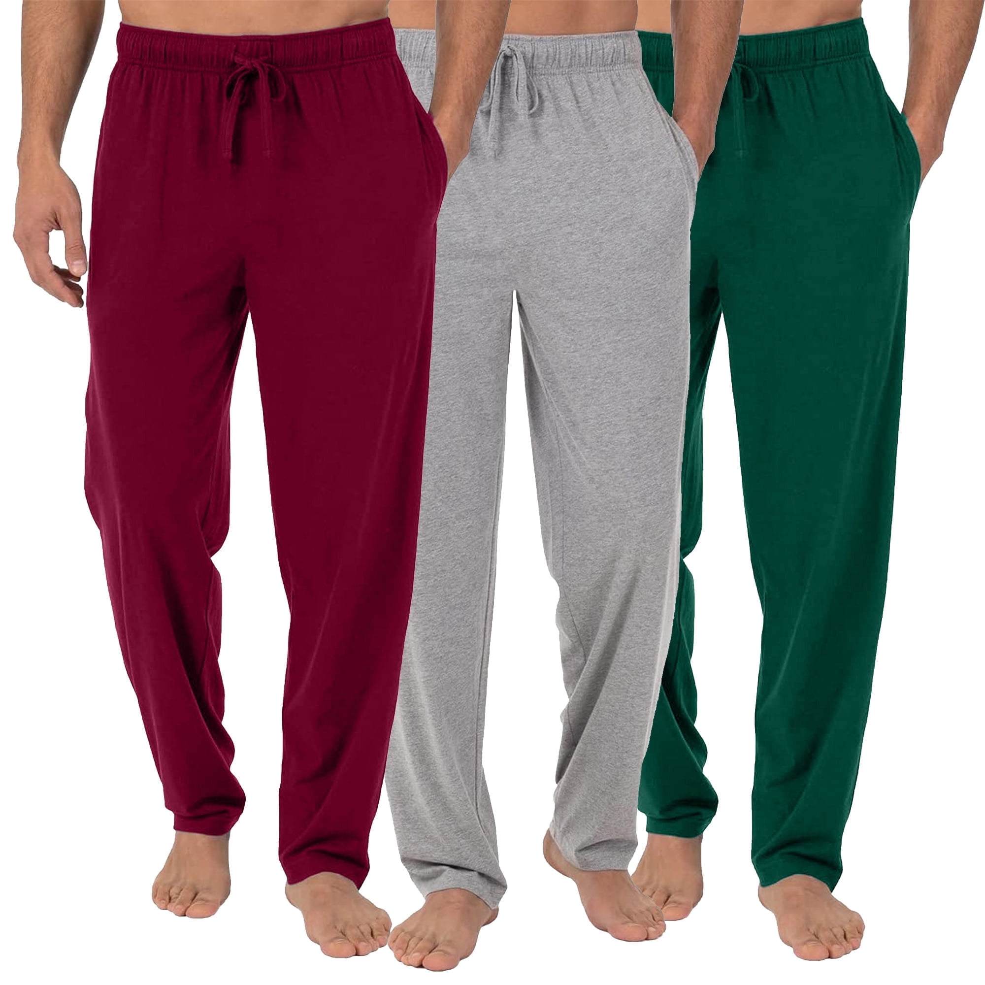 Lot de 3 Pantalons de Détente Classiques pour Hommes (Tailles, P-3TG)