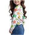 thumbnail image 3 of Posijego T-Shirts Graphiques à Manches Longues pour Tout-Petits Garçons Filles, Mignons, Col Ras du Cou, T-Shirts Basiques, Hauts, Chandail de Printemps pour Enfants, 3 of 6